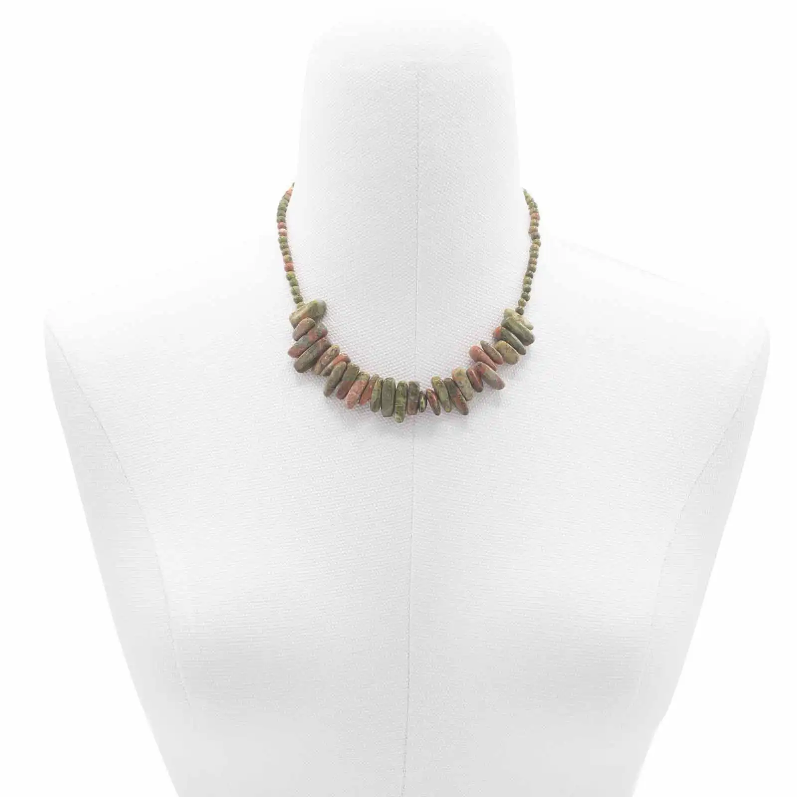 Longstone Gem Necklace – Unakite | www.artisangoods.co.uk 3 Longstone Gem Necklace – Unakite | www.artisangoods.co.uk 2