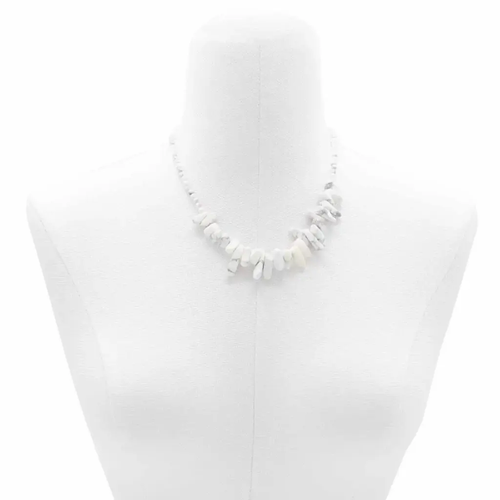 Longstone Gem Necklace – White Jasper | www.artisangoods.co.uk 2