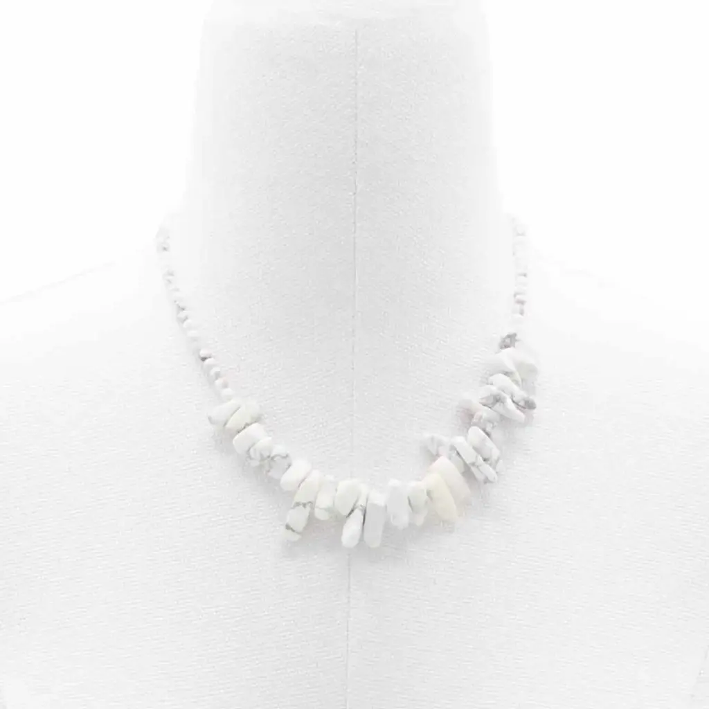 Longstone Gem Necklace – White Jasper | www.artisangoods.co.uk
