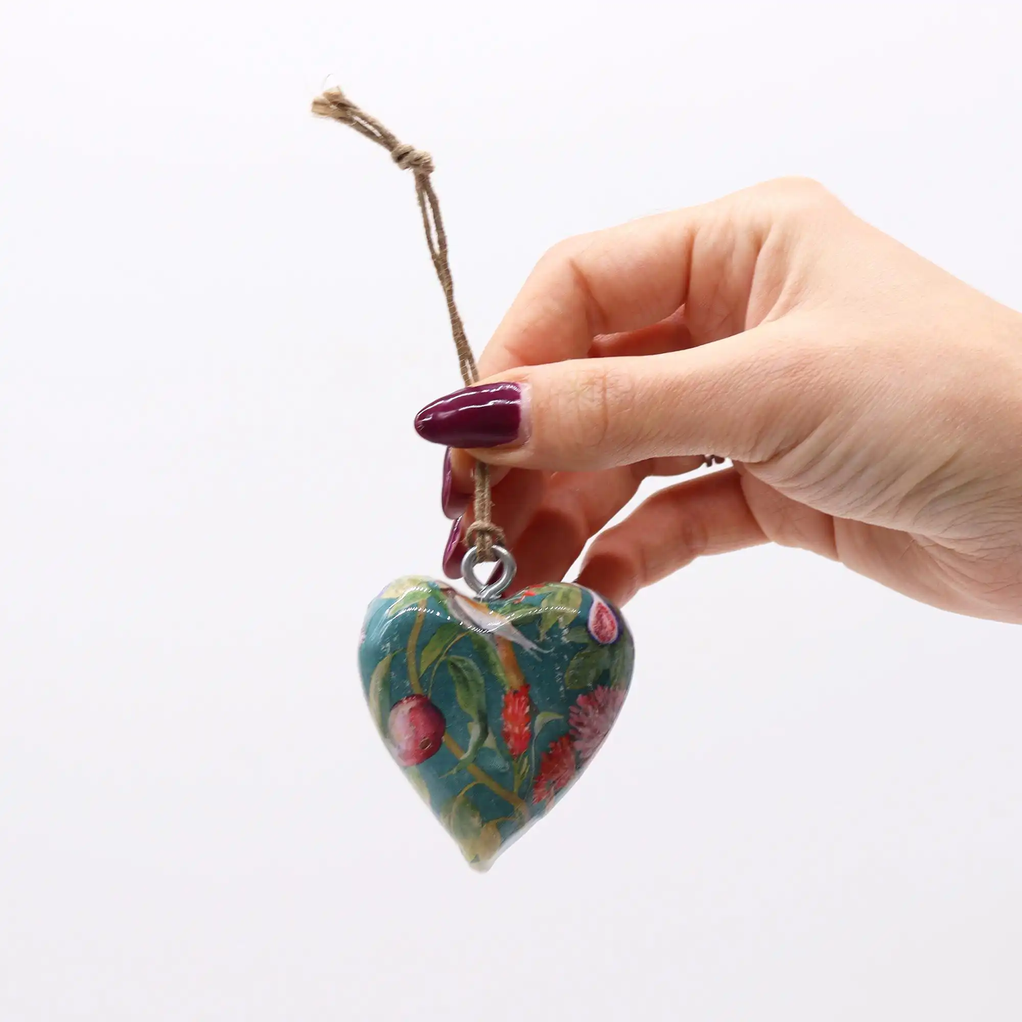 Lrg Decor Wood Heart – Bird & Floral | www.artisangoods.co.uk 3 Lrg Decor Wood Heart – Bird & Floral | www.artisangoods.co.uk 2