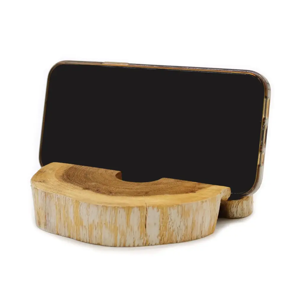 Lrg Gamal Wood Phone Holder – Whitewash | www.artisangoods.co.uk 4 Lrg Gamal Wood Phone Holder – Whitewash | www.artisangoods.co.uk 4