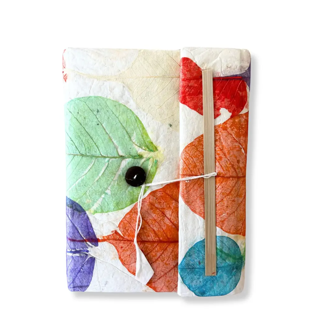 Lrg Lokta Colorful Leafs Lrg (21x15cm) – 45 leafs | www.artisangoods.co.uk