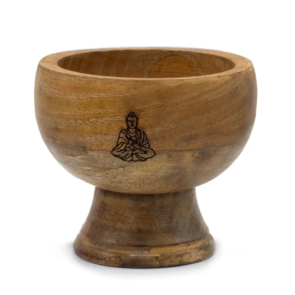 Lrg Ritual Bowl Incense Cone Holder 11×6.cm – Buddha | www.artisangoods.co.uk