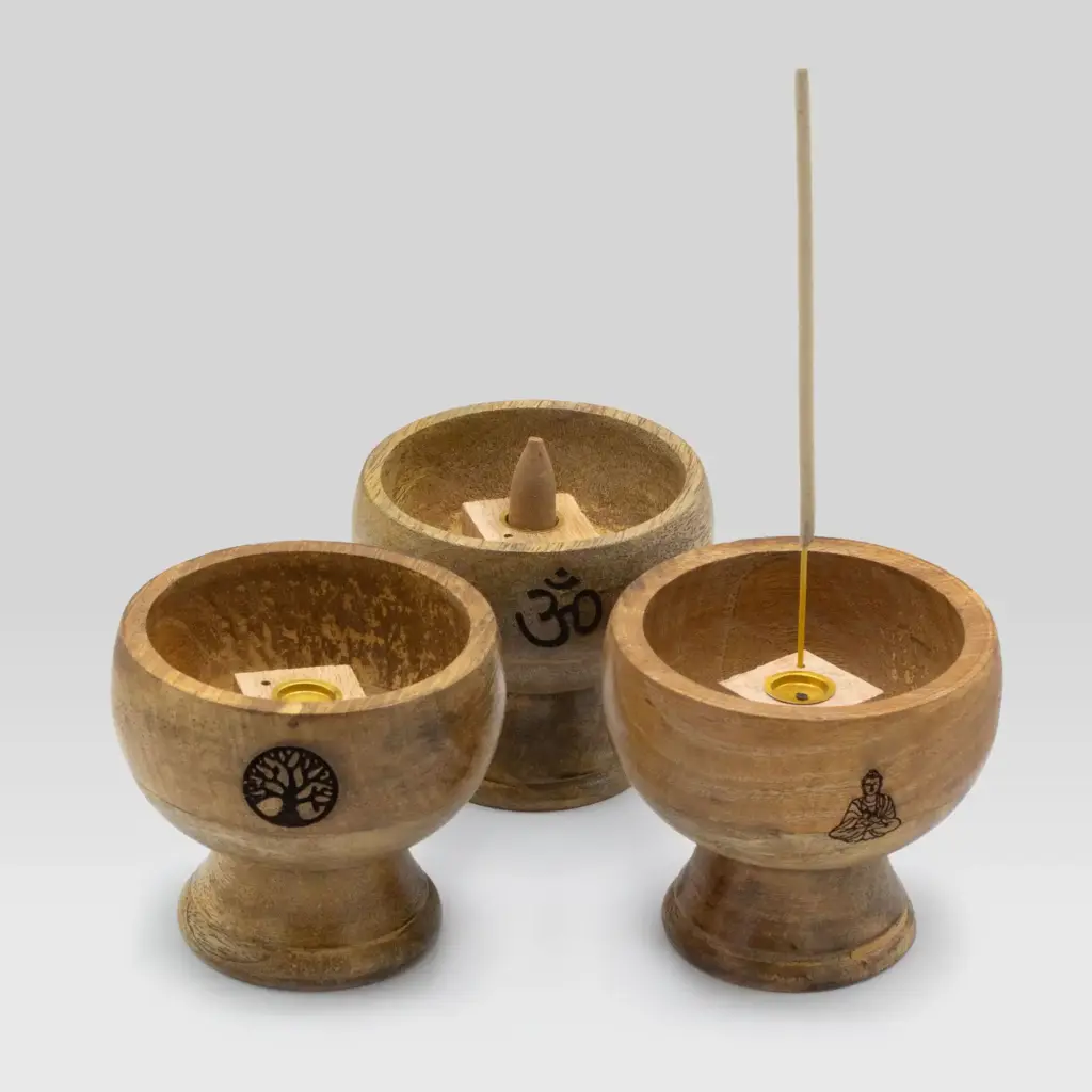 Lrg Ritual Bowl Incense Cone Holder 11×6.cm – Om | www.artisangoods.co.uk 4 Lrg Ritual Bowl Incense Cone Holder 11×6.cm – Om | www.artisangoods.co.uk 4