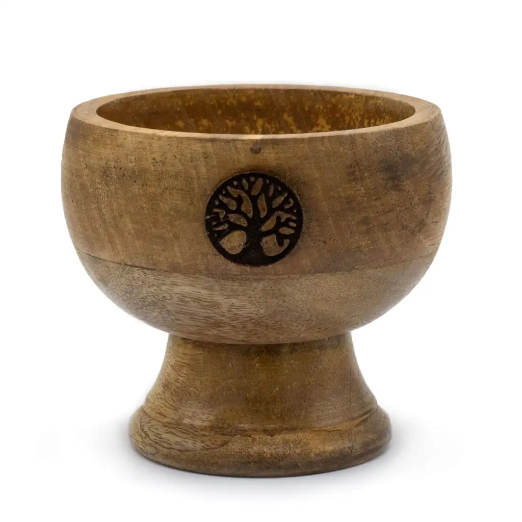 Lrg Ritual Bowl Incense Cone Holder 11×6.cm – Tree of Life | www.artisangoods.co.uk
