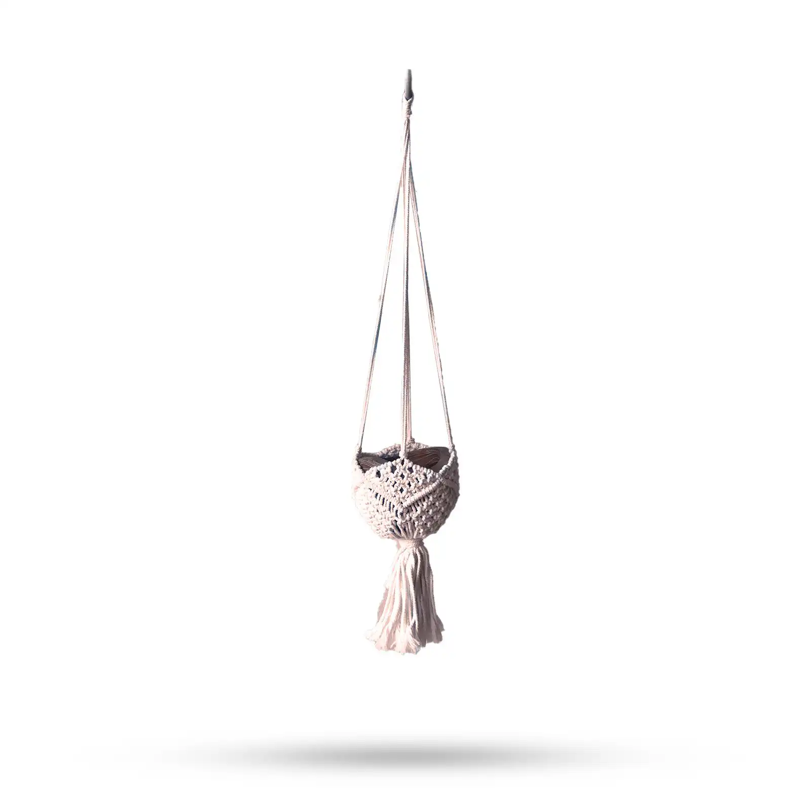 Macrame Pot Holder Decorative – Beige | www.artisangoods.co.uk 2 Macrame Pot Holder Decorative – Beige | www.artisangoods.co.uk