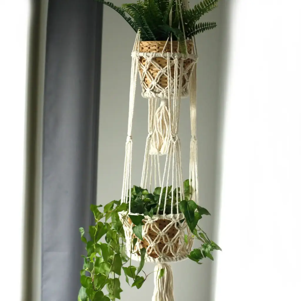 Macrame Pot Holder – Double Holder | www.artisangoods.co.uk 8 Macrame Pot Holder – Double Holder | www.artisangoods.co.uk 8