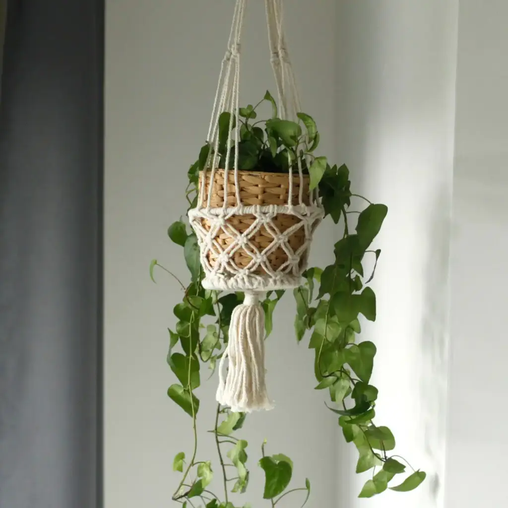Macrame Pot Holder – Double Holder | www.artisangoods.co.uk 4 Macrame Pot Holder – Double Holder | www.artisangoods.co.uk 4