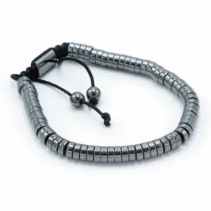 Magnetic Hematite Shamballa Bracelet –  Circles | www.artisangoods.co.uk 2