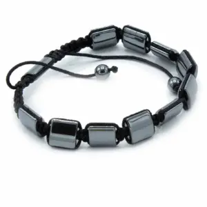 Magnetic Hematite Shamballa Bracelet –  Double Cuboids | www.artisangoods.co.uk 2