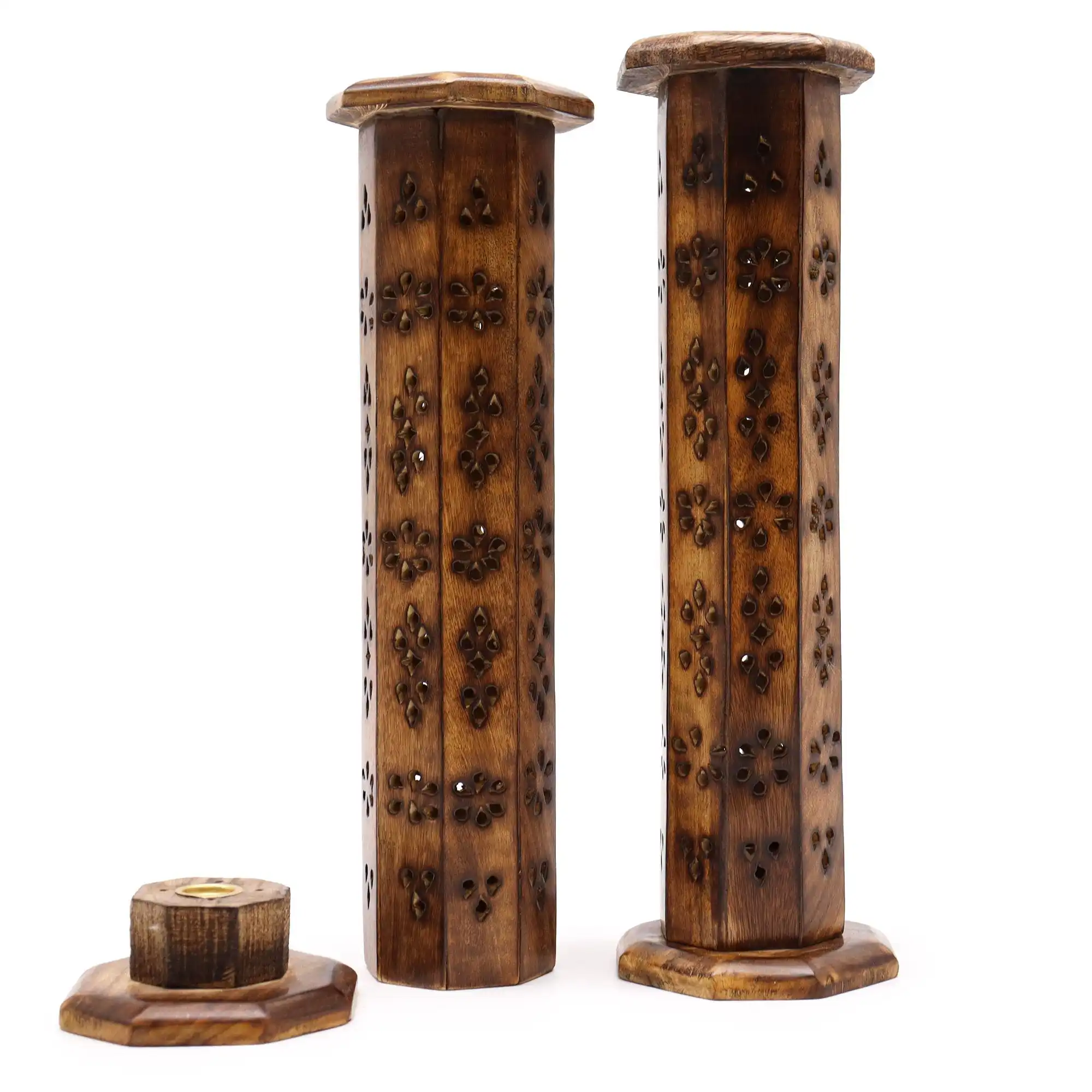 Mango Wood Hexagonal Tower | www.artisangoods.co.uk 2 Mango Wood Hexagonal Tower | www.artisangoods.co.uk 1