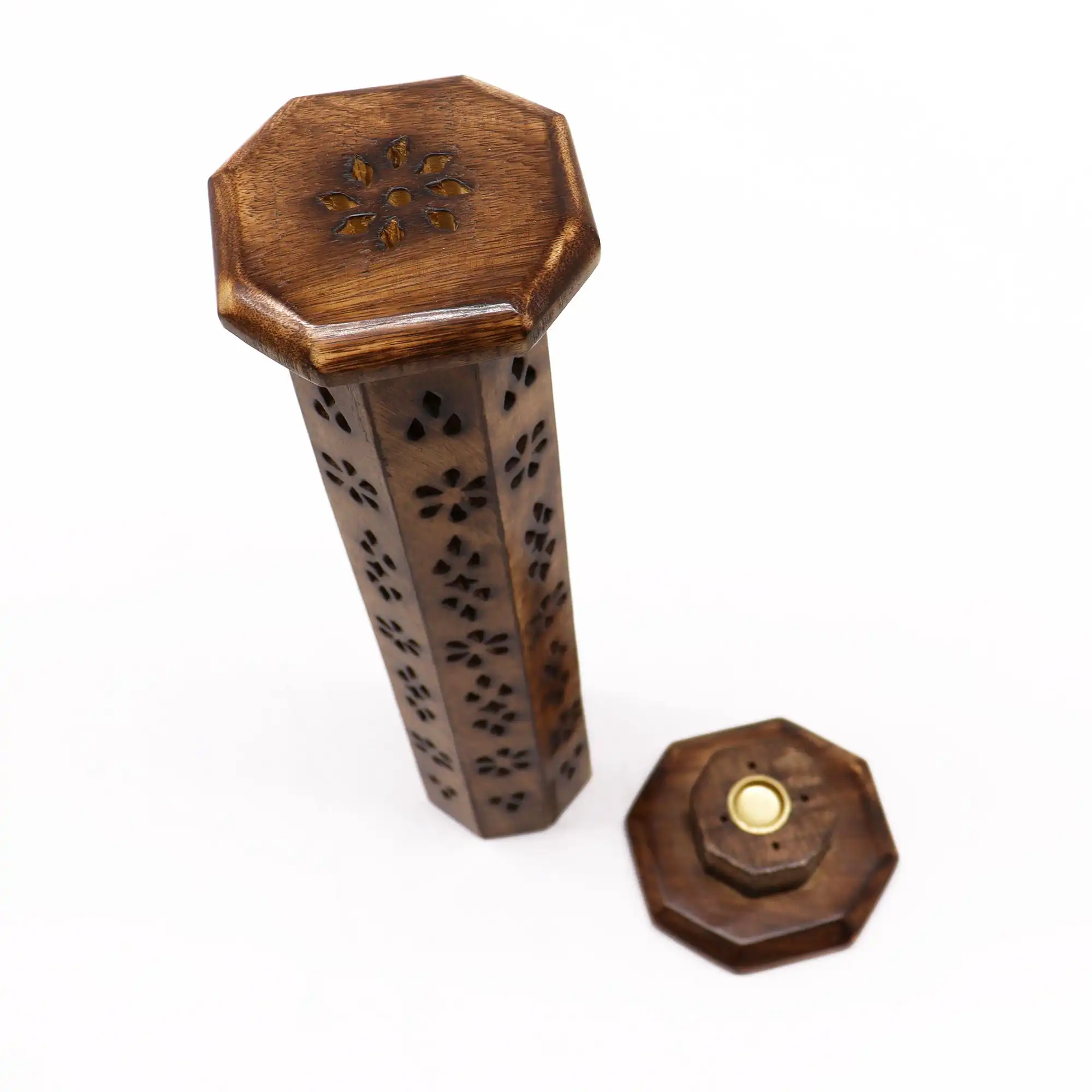 Mango Wood Hexagonal Tower | www.artisangoods.co.uk 3 Mango Wood Hexagonal Tower | www.artisangoods.co.uk 2