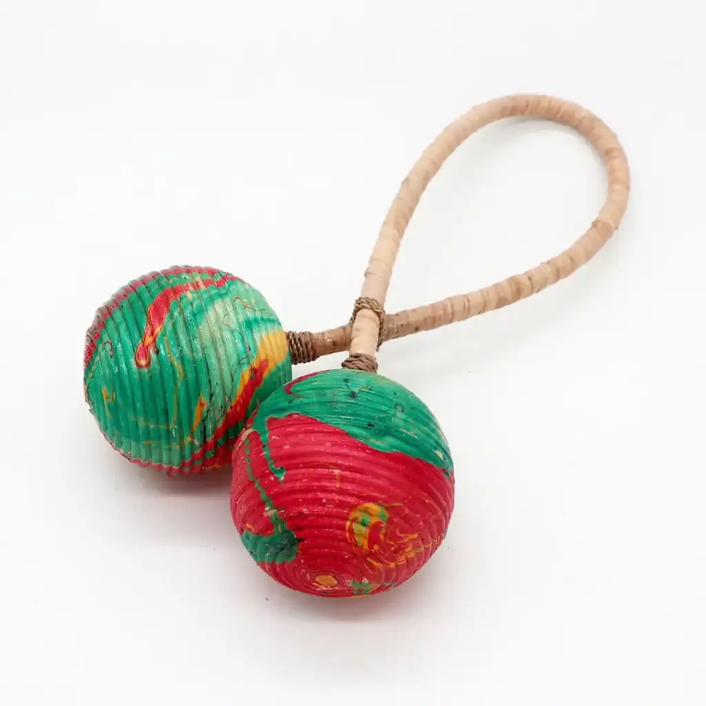Maracas Rattle – Double Twist | www.artisangoods.co.uk