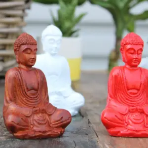 Matt Mini Buddha (Assorted Colours) | www.artisangoods.co.uk 3