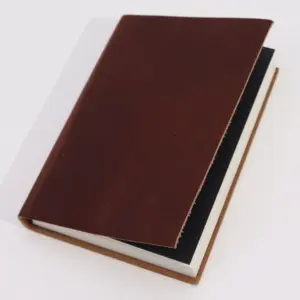 Med Dark Tan Daily Note Book – 100 Lined Pages – 18x13cm | www.artisangoods.co.uk 2