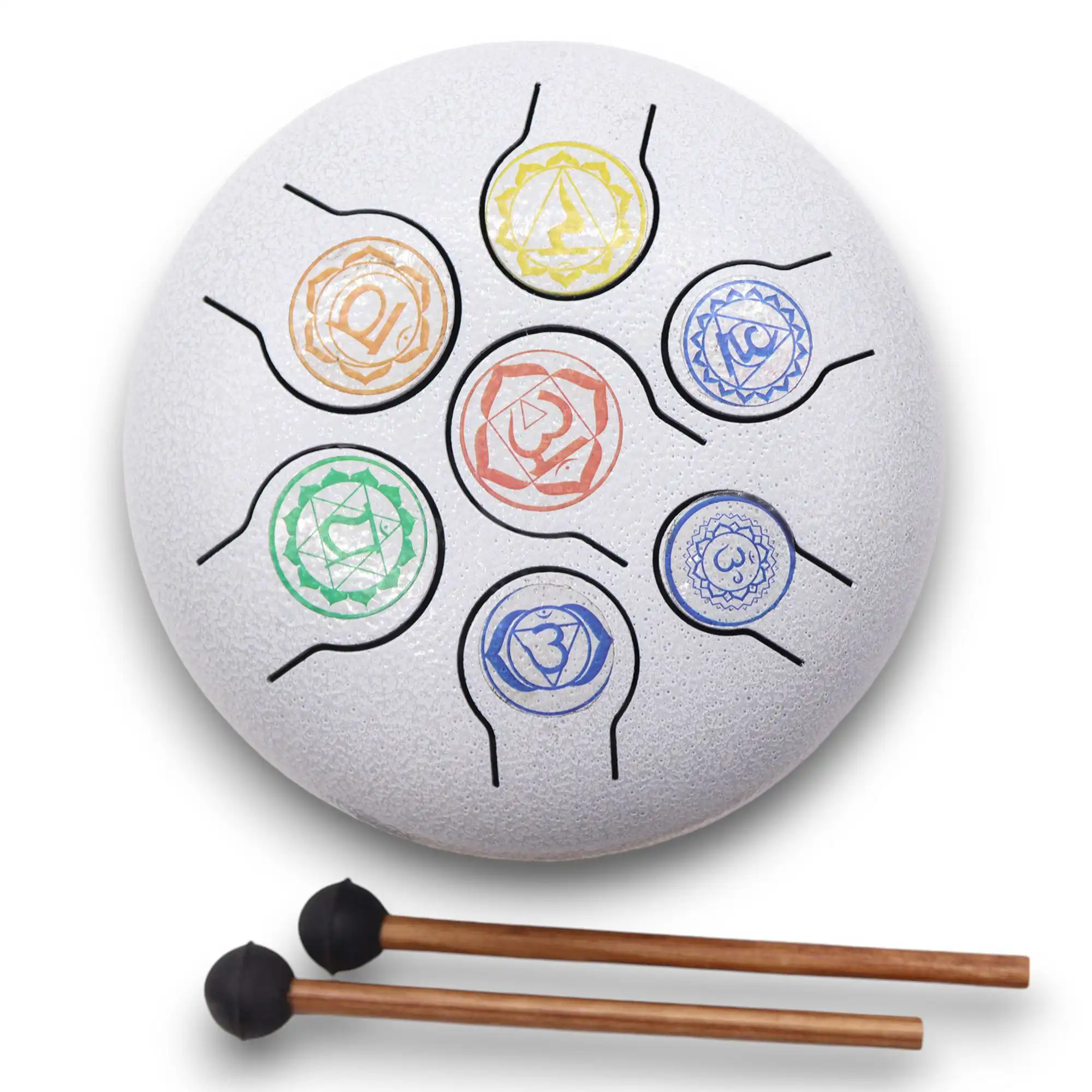 Med Hapi Drum 7 Chakra – 17x13cm | www.artisangoods.co.uk 2 Med Hapi Drum 7 Chakra – 17x13cm | www.artisangoods.co.uk 1
