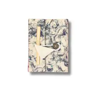 Med Lokta Mixed Blue Cotton Notebook Lrg (15x12cm) – 45 leafs | www.artisangoods.co.uk