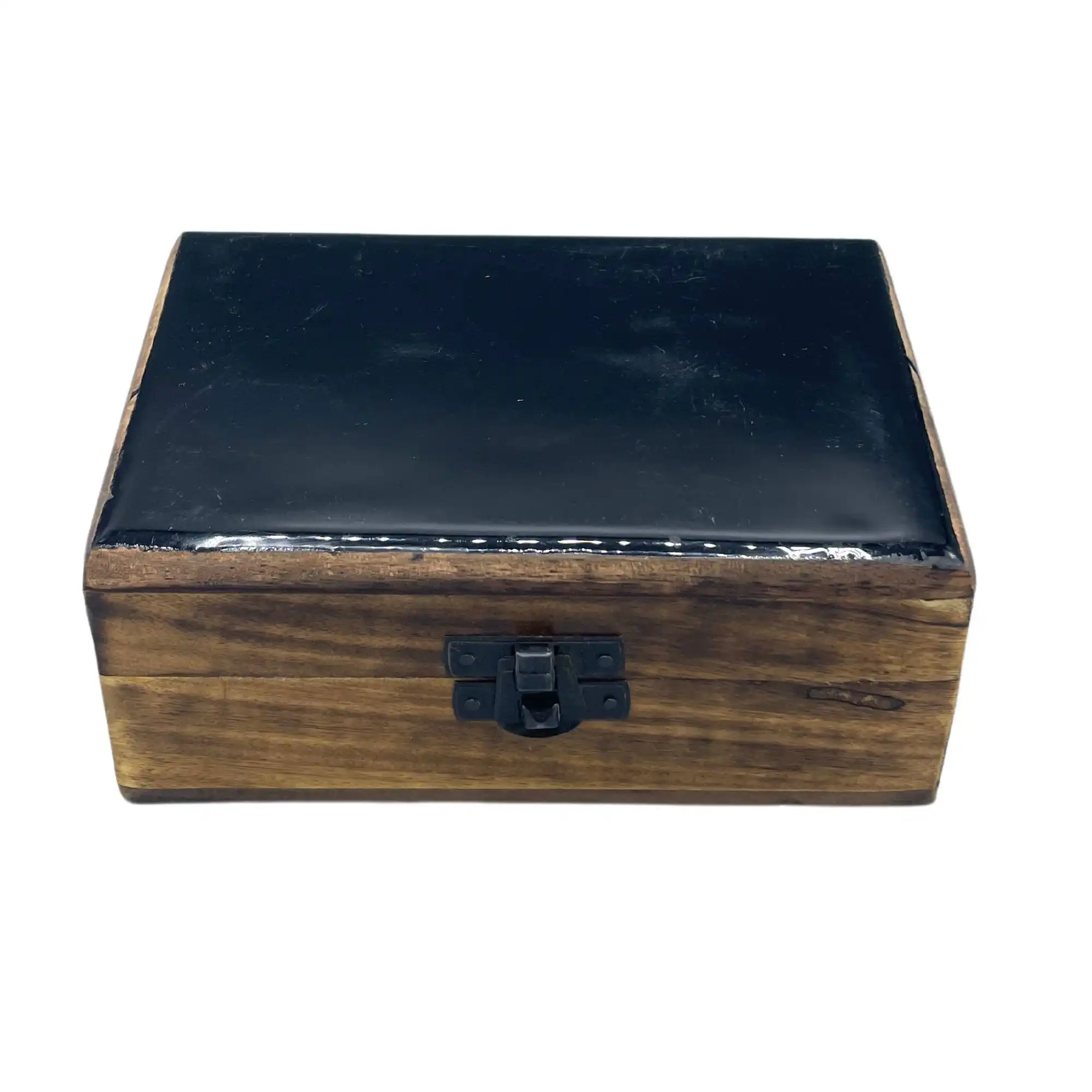 Medium Ceramic Glazed Wood Box – 15x10x6cm – Black | www.artisangoods.co.uk 3 Medium Ceramic Glazed Wood Box – 15x10x6cm – Black | www.artisangoods.co.uk 2