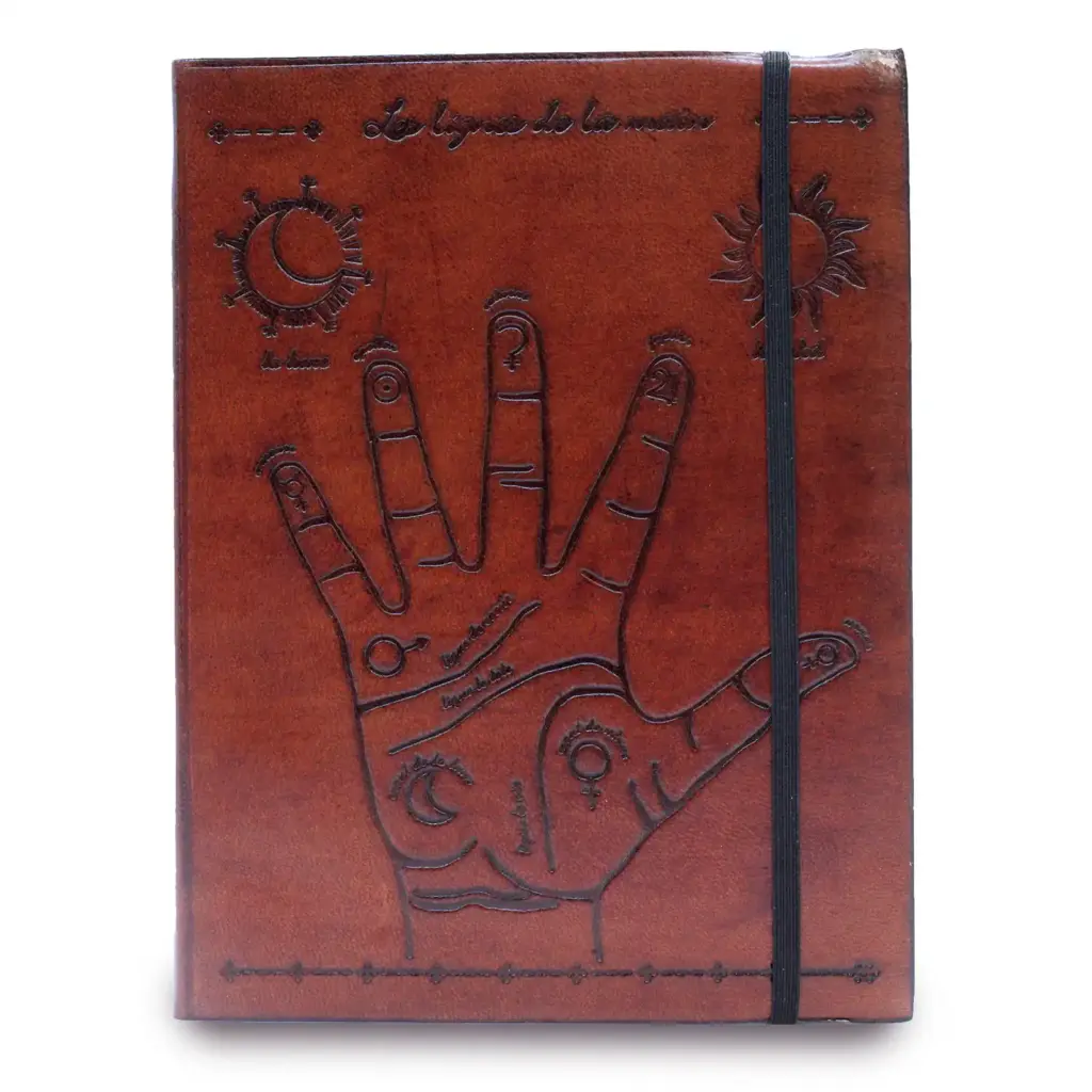 Medium Notebook with strap – Palmistry | www.artisangoods.co.uk