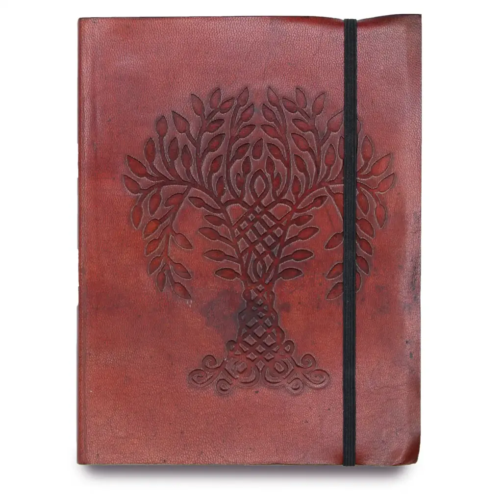 Medium Notebook with strap – Tree of Life | www.artisangoods.co.uk