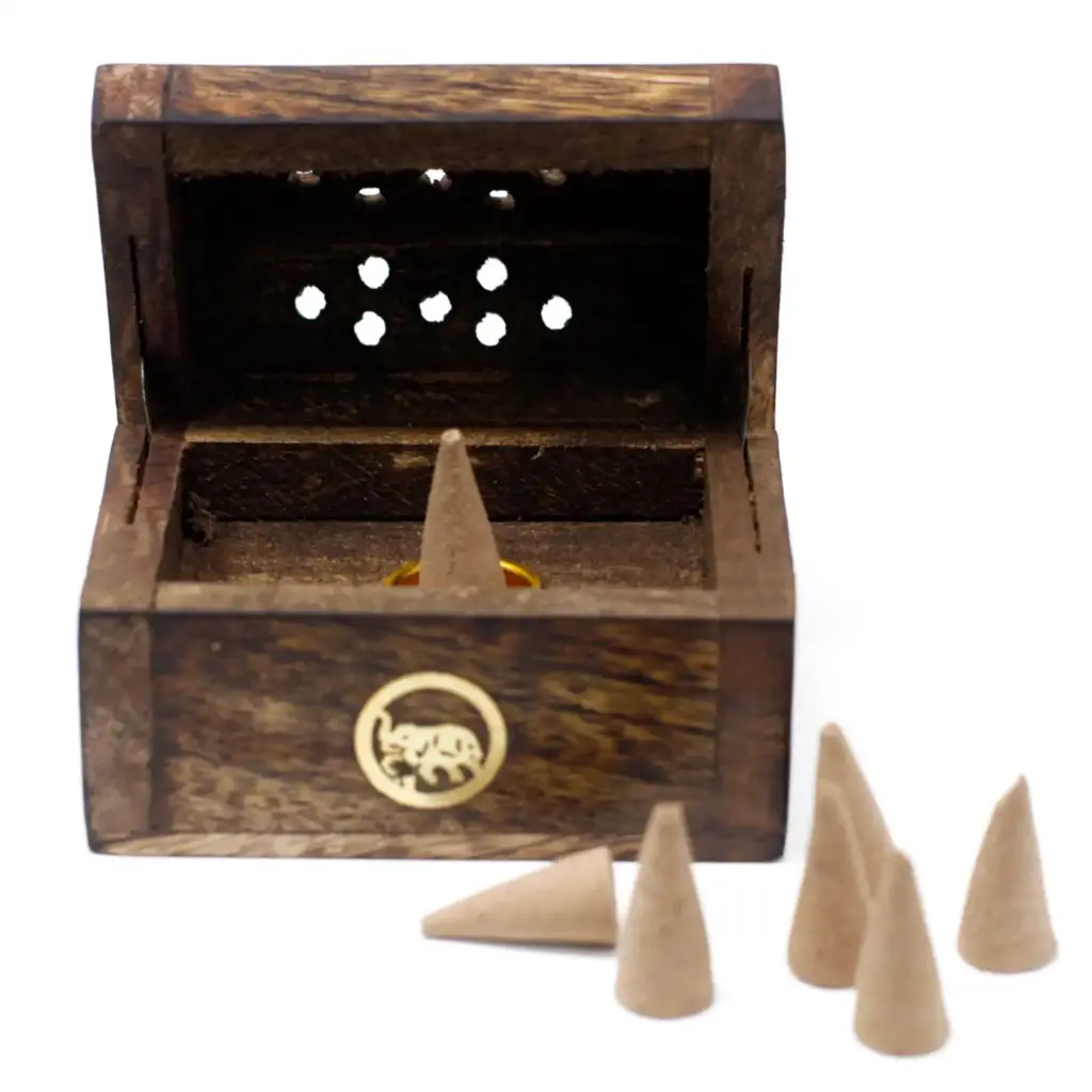 Mini Incense Cone Smoke Box – Mango Wood | www.artisangoods.co.uk 2 Mini Incense Cone Smoke Box – Mango Wood | www.artisangoods.co.uk 2