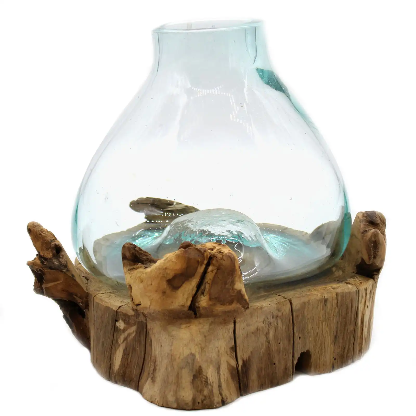 Molten Glass Large Fish Tank 3.7 litre (with light cavity)- 30cm | www.artisangoods.co.uk 2 Molten Glass Large Fish Tank 3.7 litre (with light cavity)- 30cm | www.artisangoods.co.uk 1