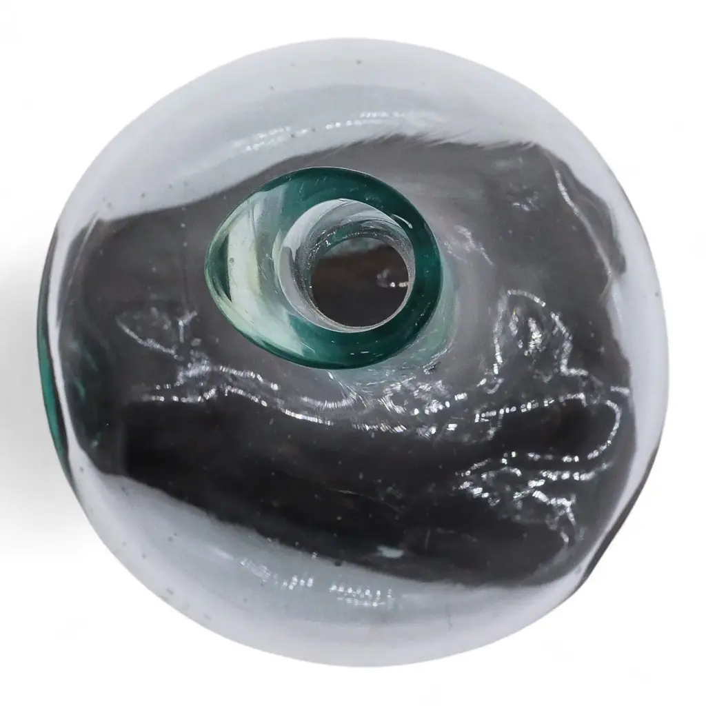 Molten Glass Mini Decanter on Wood 20cm | www.artisangoods.co.uk 7