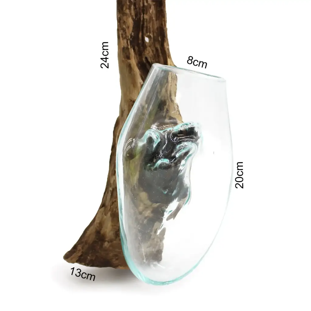 Molten Glass on Wood – Hanging Bowl | www.artisangoods.co.uk 11