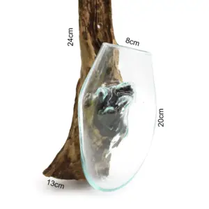 Molten Glass on Wood – Hanging Bowl | www.artisangoods.co.uk 11