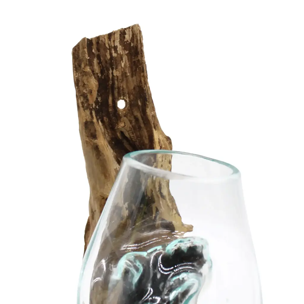 Molten Glass on Wood – Hanging Bowl | www.artisangoods.co.uk 7