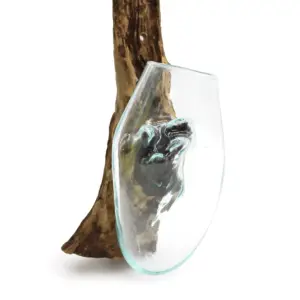 Molten Glass on Wood – Hanging Bowl | www.artisangoods.co.uk 6
