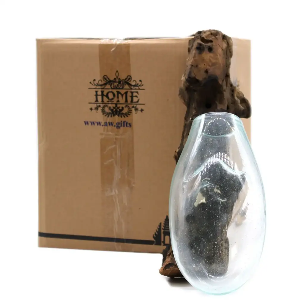 Molten Glass on Wood – Hanging Bowl | www.artisangoods.co.uk 3