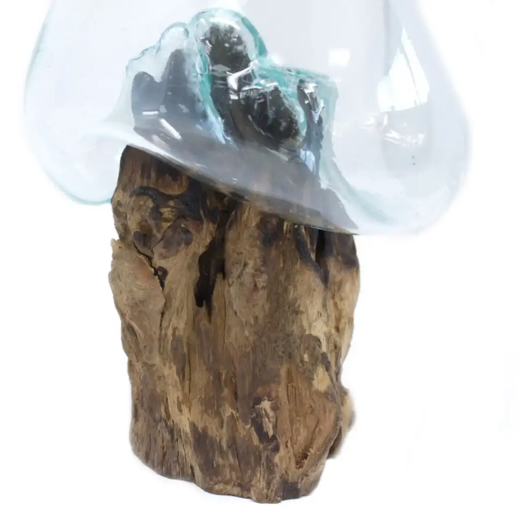 Molten Glass on Wood – Large Bowl | www.artisangoods.co.uk 3