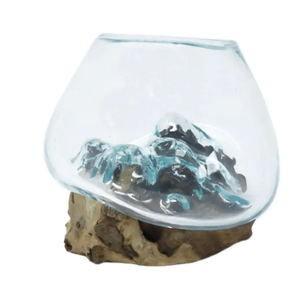 Molten Glass on Wood – Small Bowl | www.artisangoods.co.uk 8