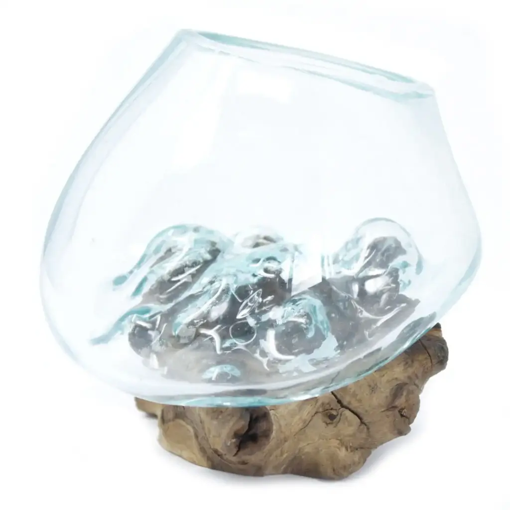 Molten Glass on Wood – Small Bowl | www.artisangoods.co.uk 5