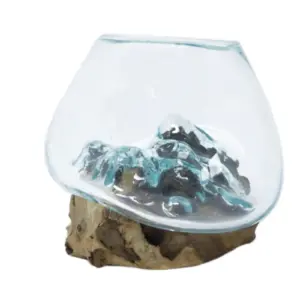 Molten Glass on Wood – Small Bowl | www.artisangoods.co.uk 8