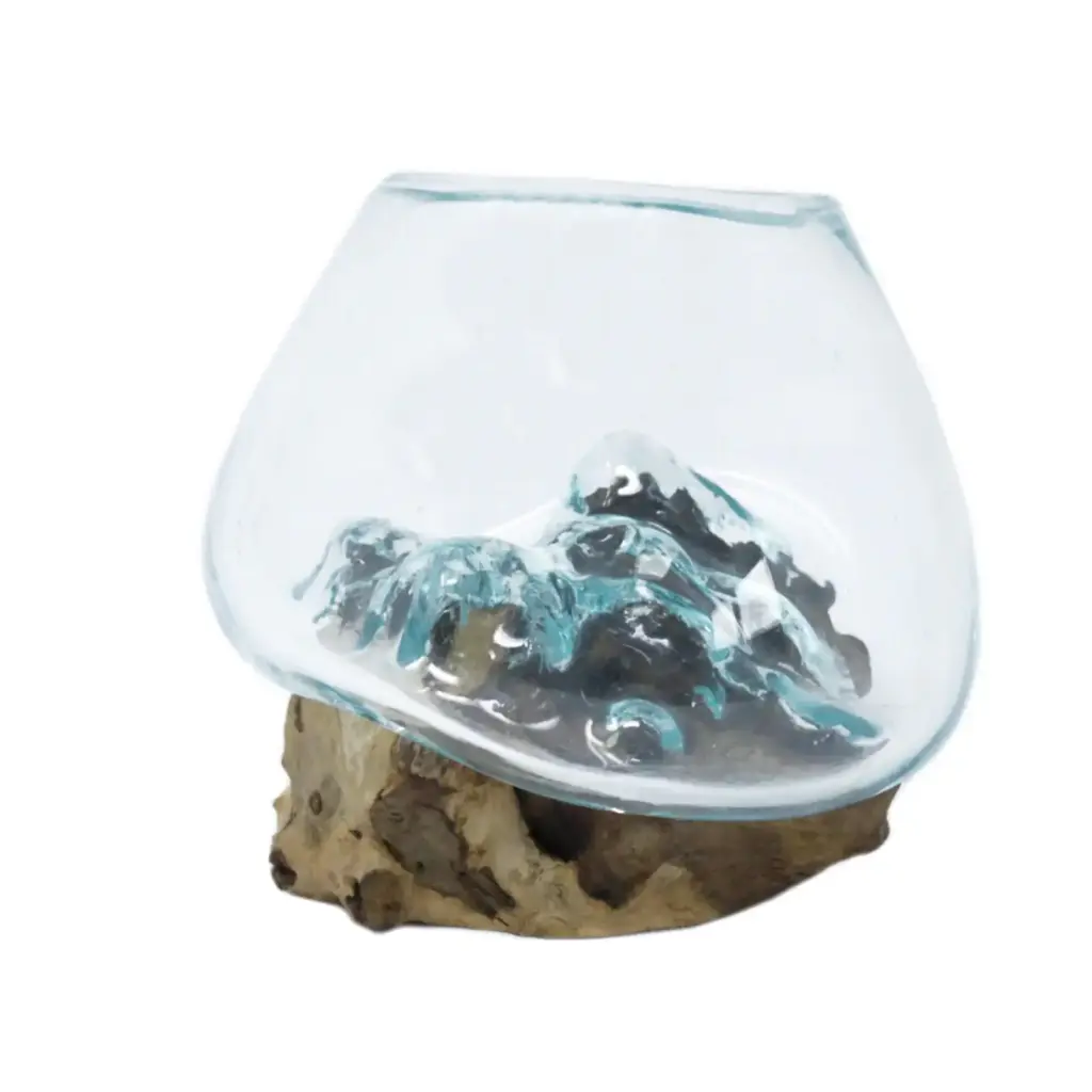 Molten Glass on Wood – Small Bowl | www.artisangoods.co.uk 4