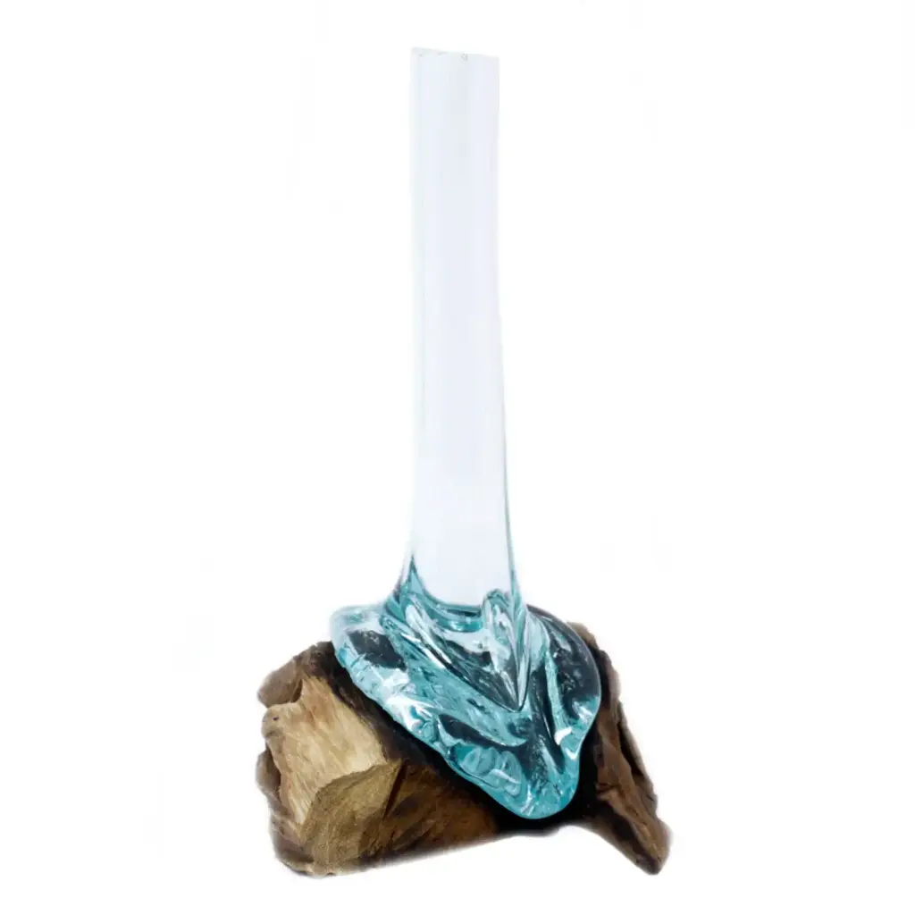 Molten Glass on Wood – Vase | www.artisangoods.co.uk
