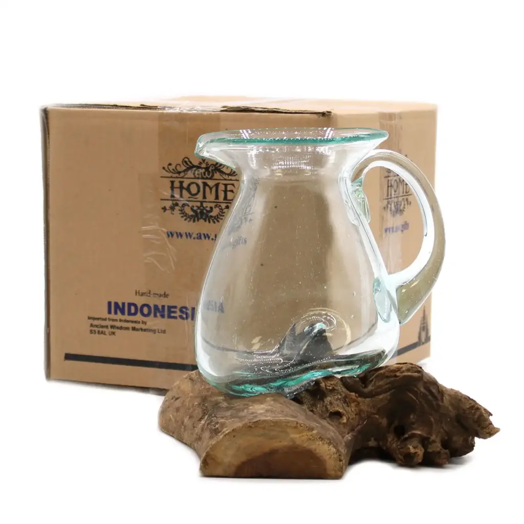 Molten Glass on Wood- Water Jug | www.artisangoods.co.uk 5