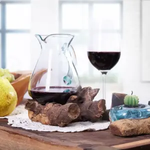 Molten Glass on Wood- Water Jug | www.artisangoods.co.uk 3