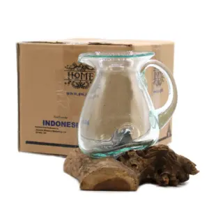 Molten Glass on Wood- Water Jug | www.artisangoods.co.uk 5
