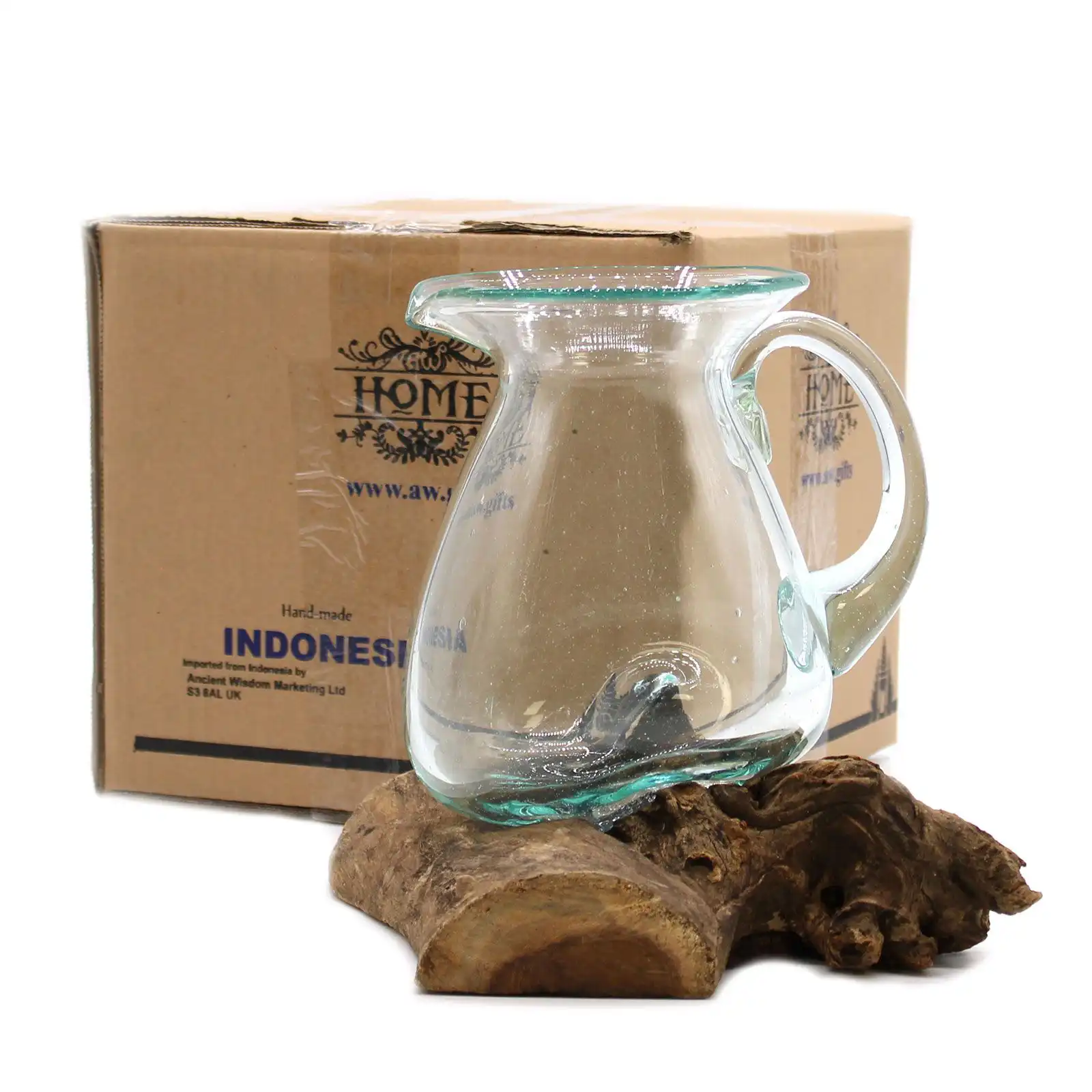 Molten Glass on Wood- Water Jug | www.artisangoods.co.uk 6 Molten Glass on Wood- Water Jug | www.artisangoods.co.uk 5