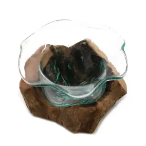 Molton Glass Fancy Sweet Bowl on Wood | www.artisangoods.co.uk 5