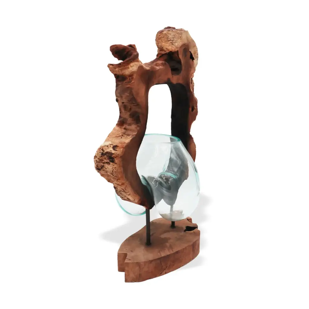 Molton Glass Hanging Art Vase on Wood | www.artisangoods.co.uk 6