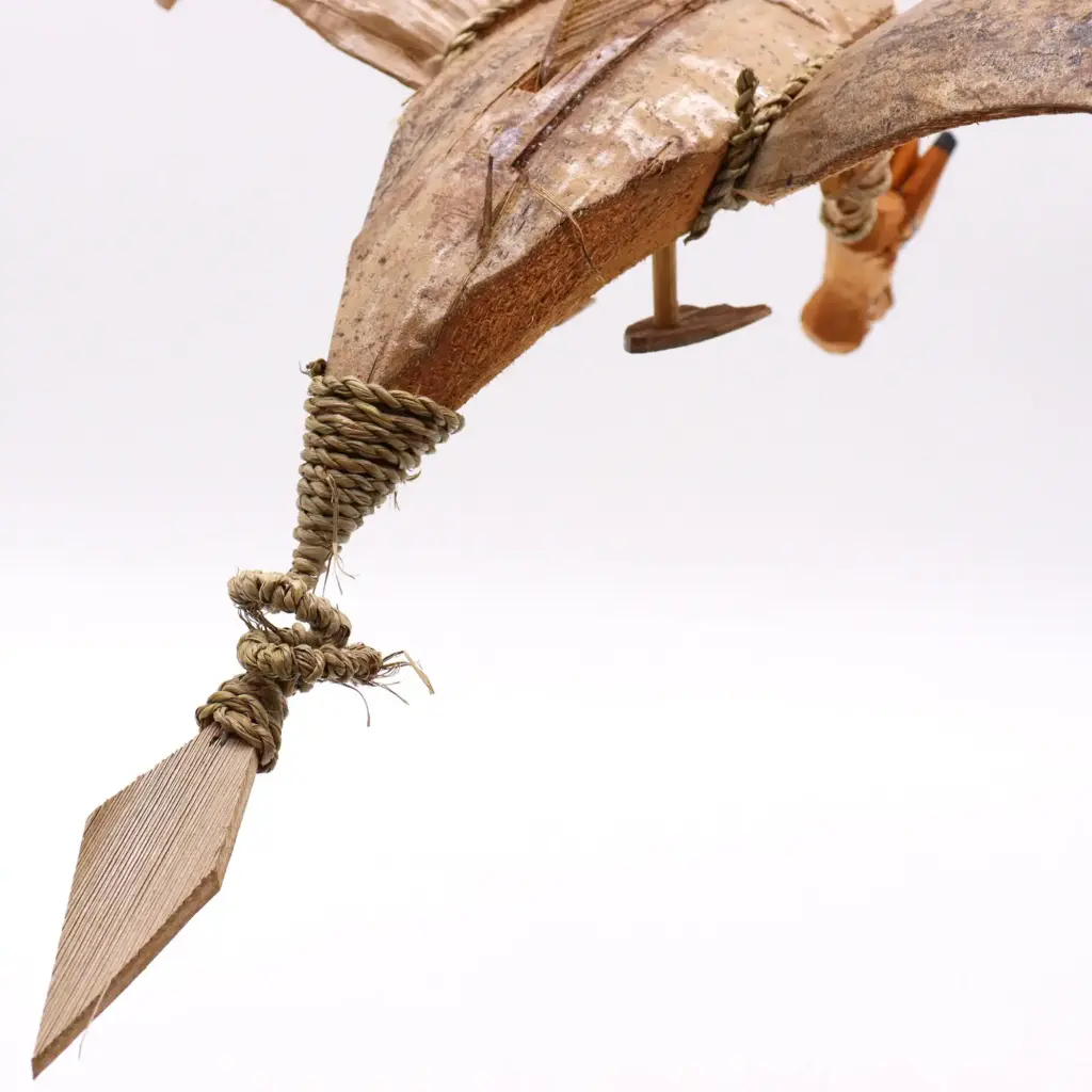 Natural Coconut Dragon Mobile 37cm | www.artisangoods.co.uk 4