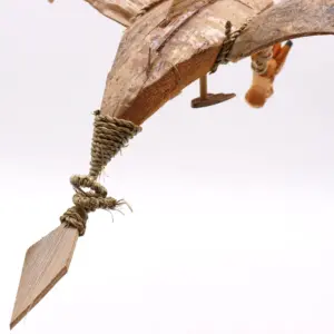 Natural Coconut Dragon Mobile 37cm | www.artisangoods.co.uk 4