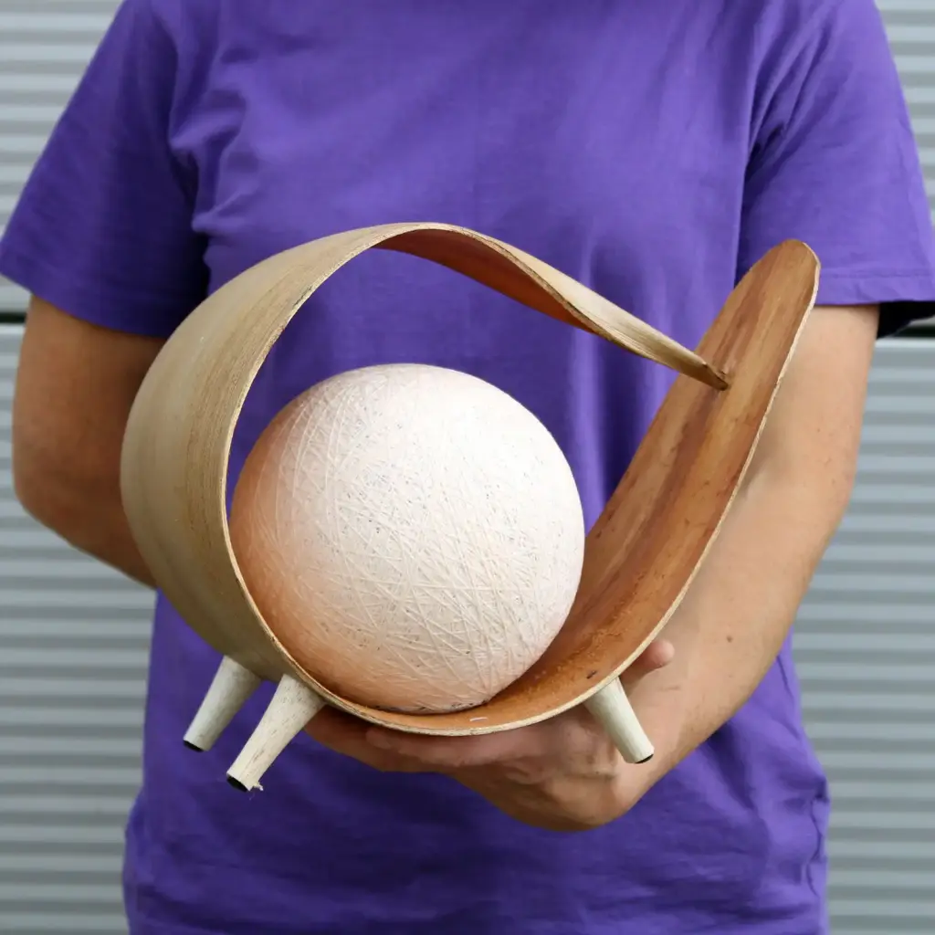 Natural Coconut Lamp – Natural Wrapover | www.artisangoods.co.uk 3