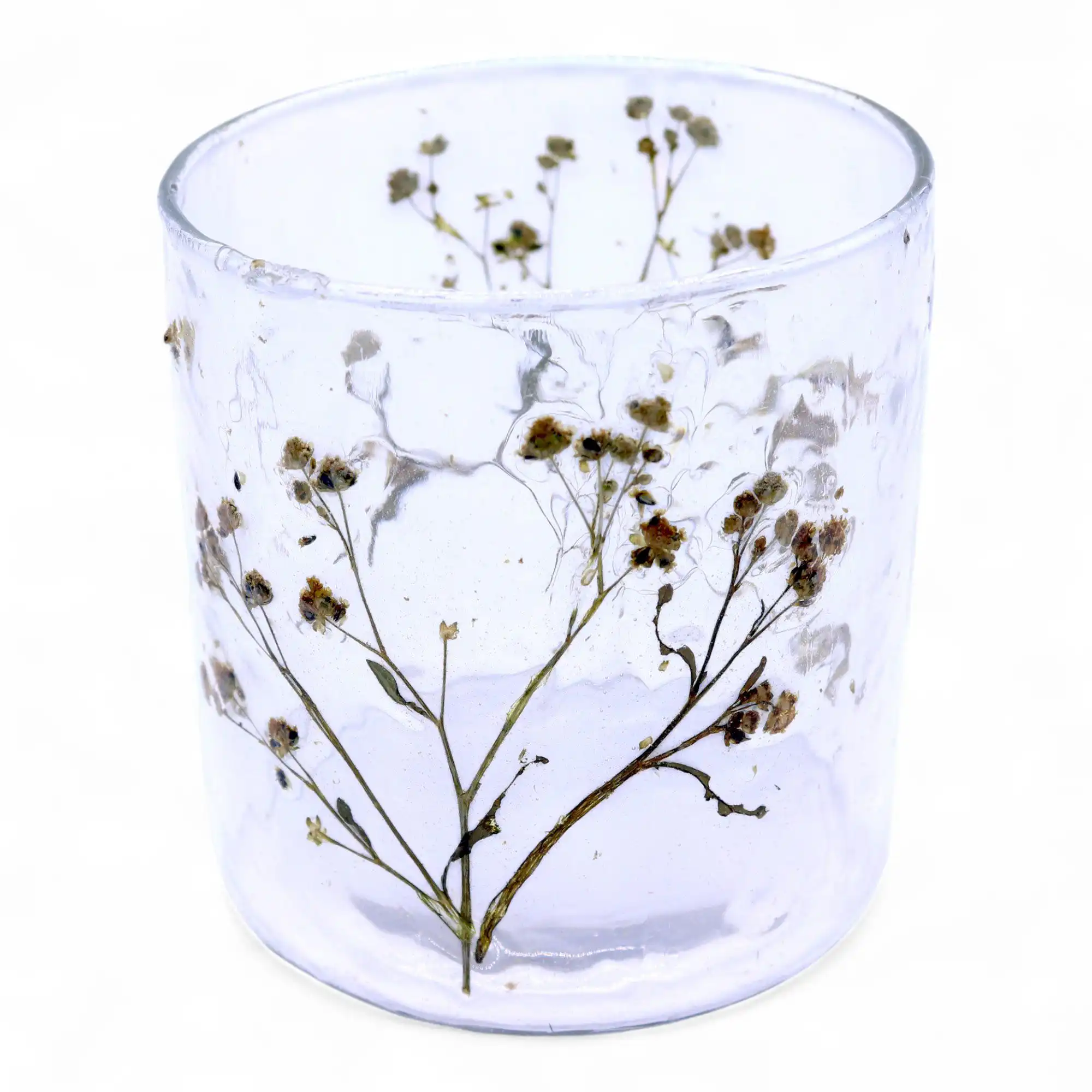 Natural Floral Glass – Straight Candle Holder – Margarita – (8x8cm) | www.artisangoods.co.uk 6 Natural Floral Glass – Straight Candle Holder – Margarita – (8x8cm) | www.artisangoods.co.uk 5