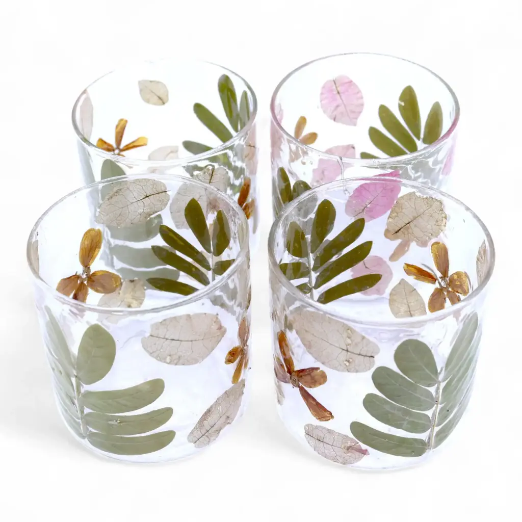 Natural Floral Glass – Straight Candle Holder – Primavera – (8x8cm) | www.artisangoods.co.uk 5 Natural Floral Glass – Straight Candle Holder – Primavera – (8x8cm) | www.artisangoods.co.uk 5
