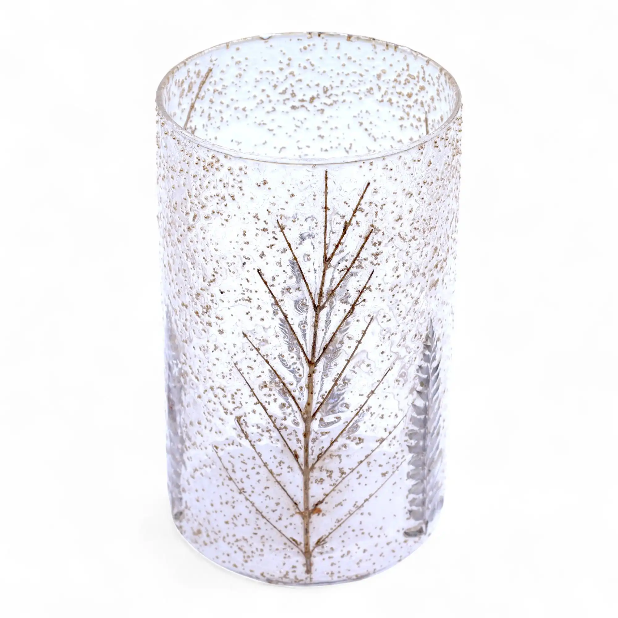 Natural Floral Glass – Tall Vase Candle Holder – Pino – (19x11cm) | www.artisangoods.co.uk 2 Natural Floral Glass – Tall Vase Candle Holder – Pino – (19x11cm) | www.artisangoods.co.uk 1